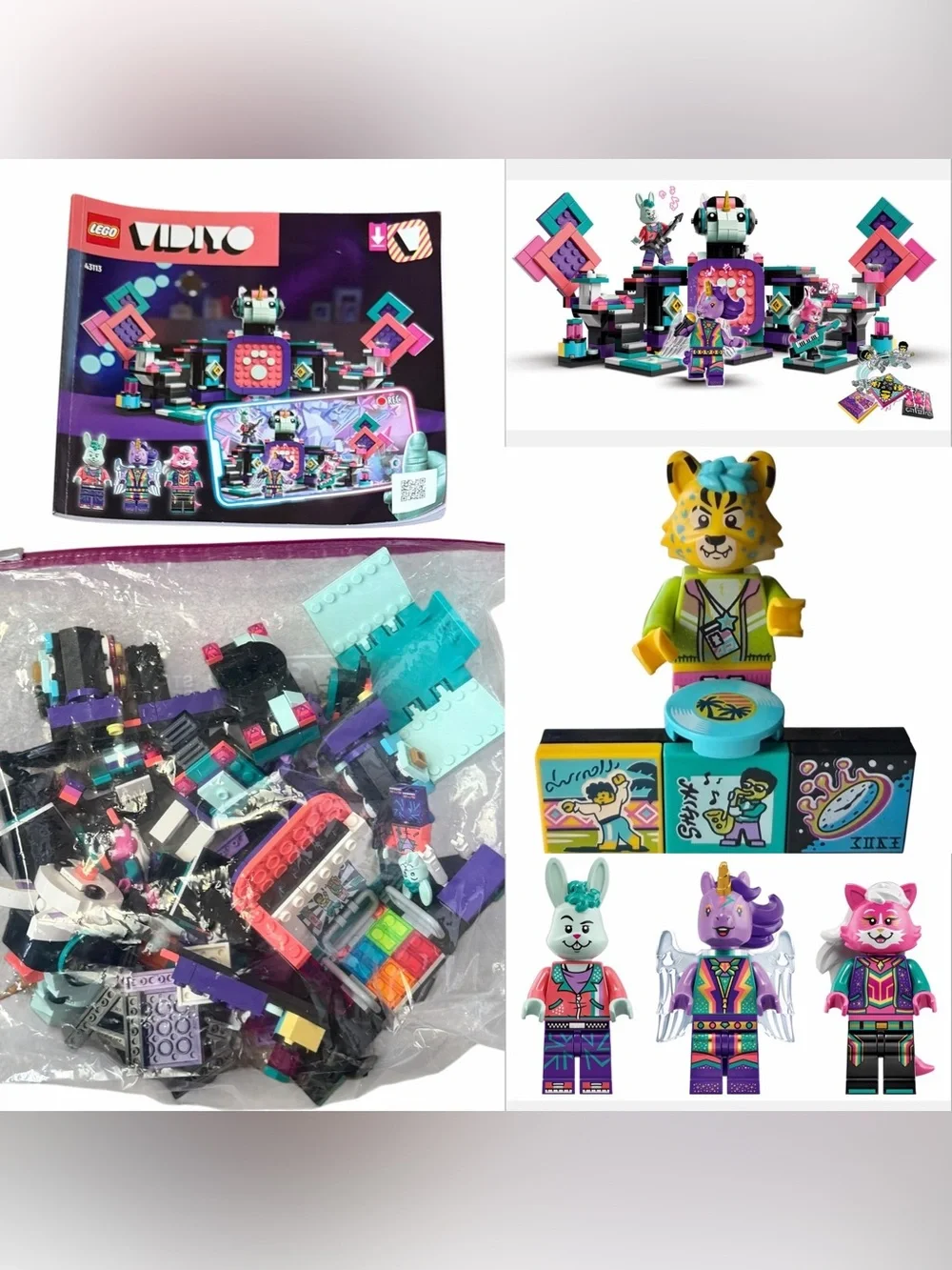 LEGO VIDIYO K-Pawp Concert Set (43113) & DJ Cheetah Minifigure (43101)